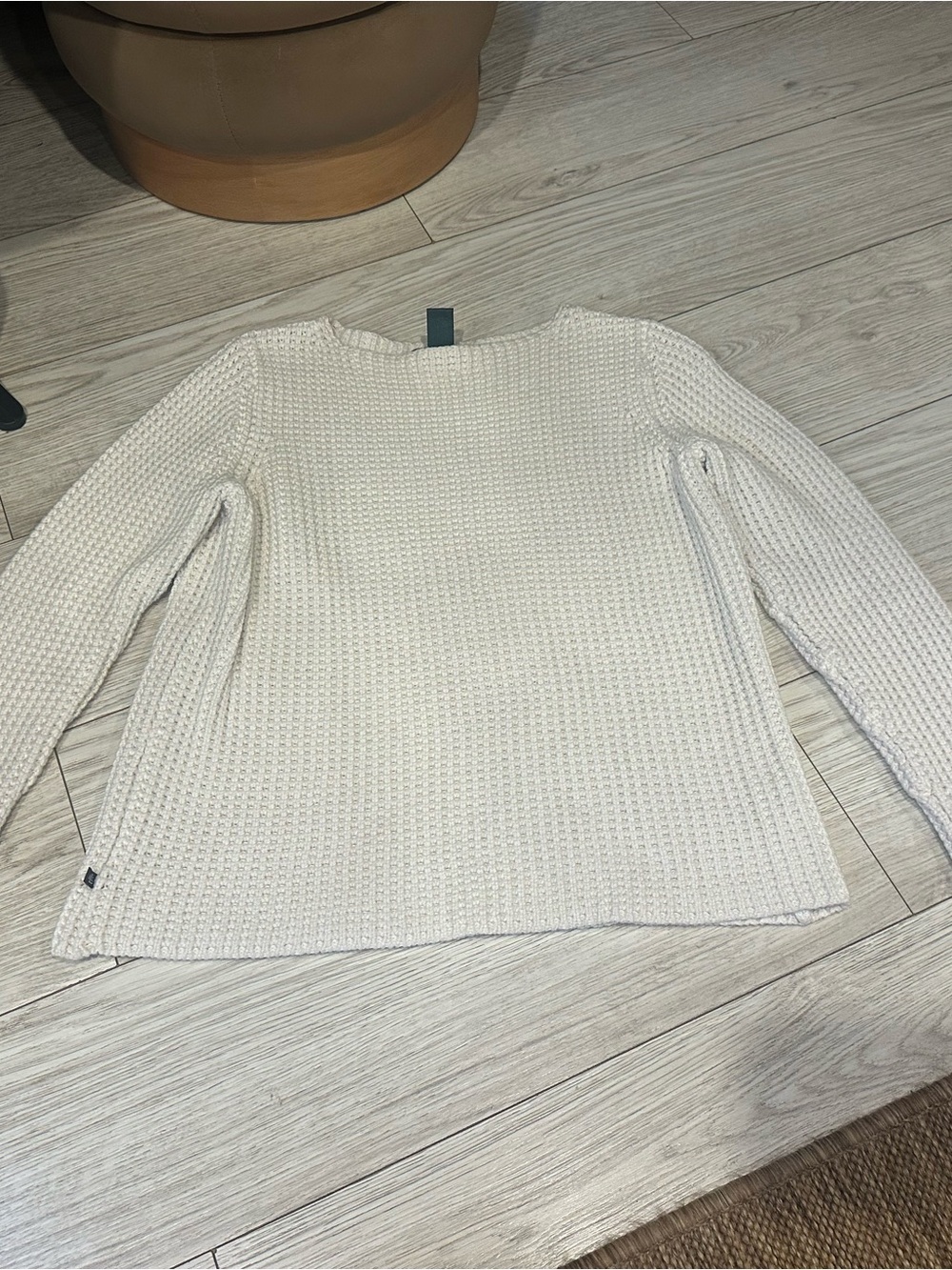 Ralph Lauren  Cream Waffle-Knit Sweater M/P